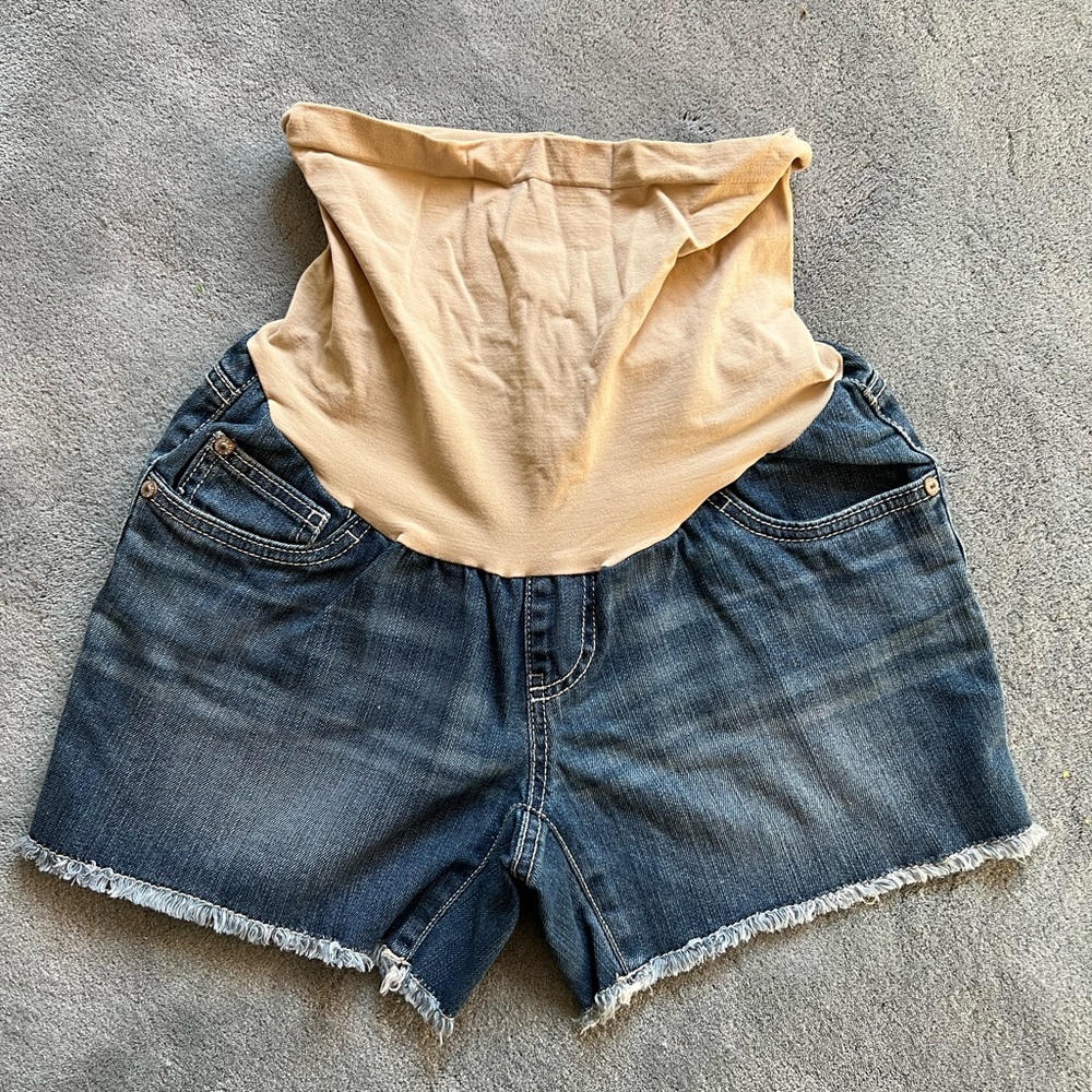 Jean Maternity Shorts
